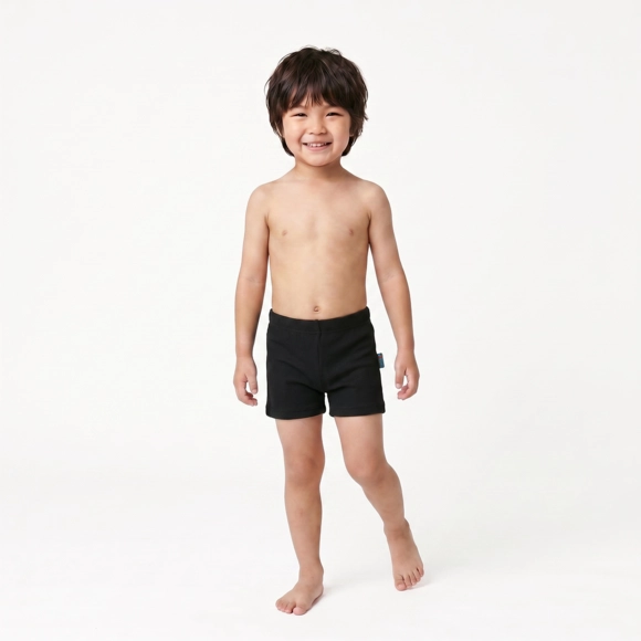 Shorts Praia Liso Toddler Lycra Trabalhada Proteção Uv 50+ Tip Top