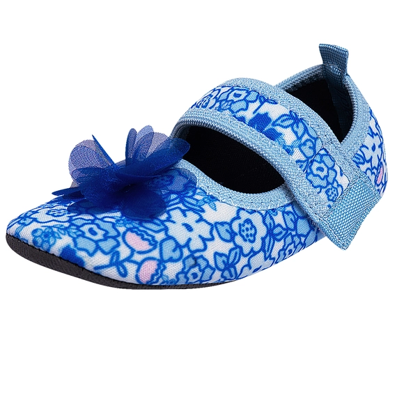 Sapatinho Neoprene Floral Mirtilo Tip Top