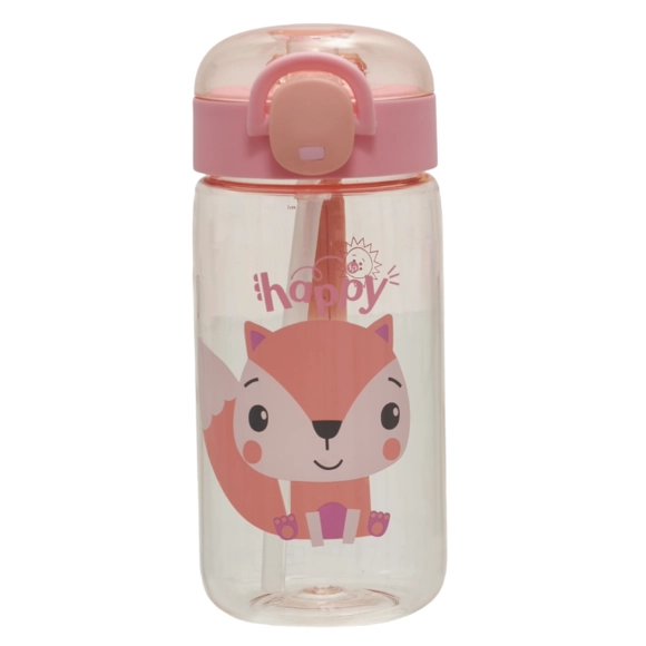Garrafa Com Canudo Tritan Fun Time 460ml Fisher Price