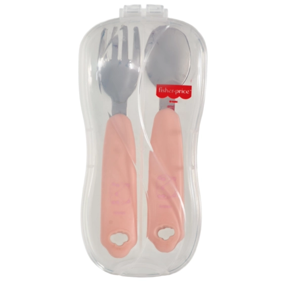 Kit Talheres Inox Com Estojo Fun Time Fisher Price