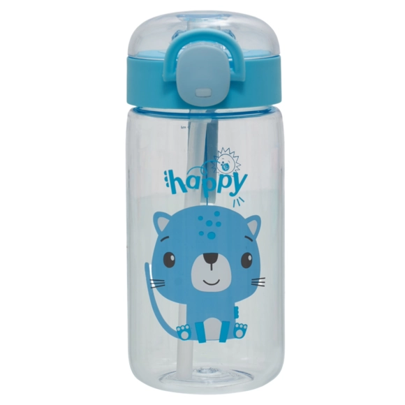 Garrafa Com Canudo Tritan Play Time 460ml Fisher Price