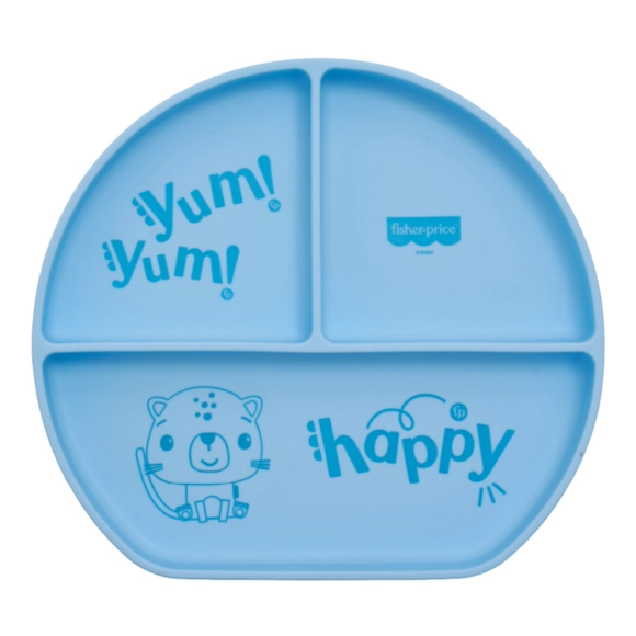 Prato De Silicone Com Divisória E Ventosa Play Time Fisher Price