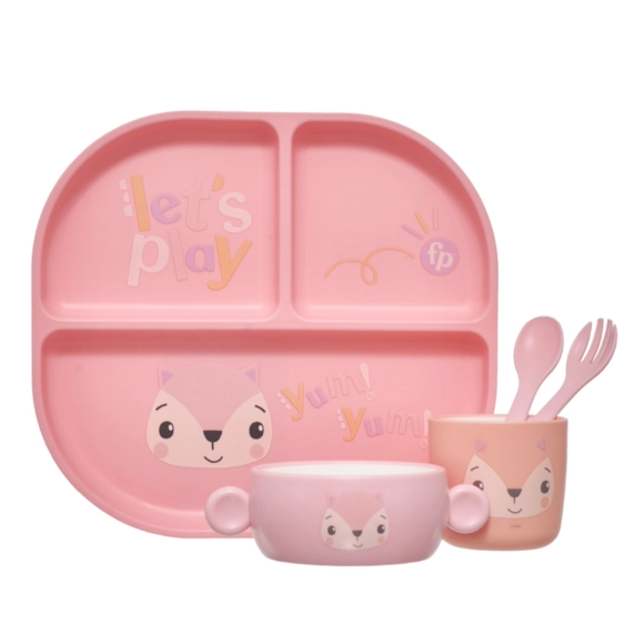 Kit Refeição 5 Peças Fun Time Fisher Price