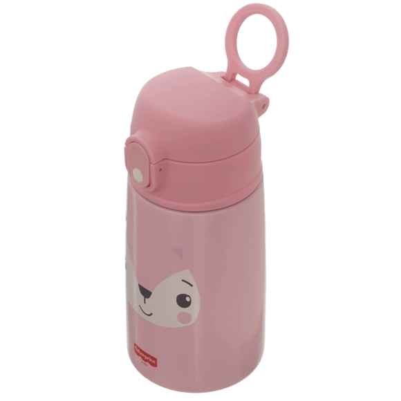 Garrafa Térmica Inox Fun Time 400ml Fisher Price